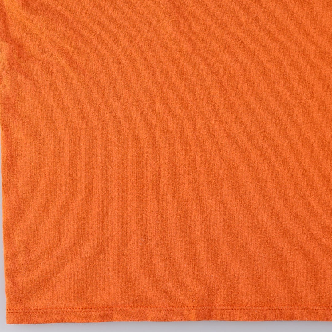 90'S Champion One-Point Logo T-Shirt, Made in USA, Men's Size L (Equivalent), Vintage cotton orange type Vintage Second Hand