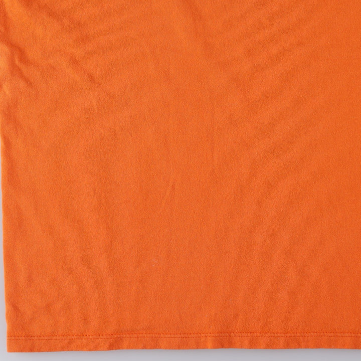 90'S Champion One-Point Logo T-Shirt, Made in USA, Men's Size L (Equivalent), Vintage cotton orange type Vintage Second Hand