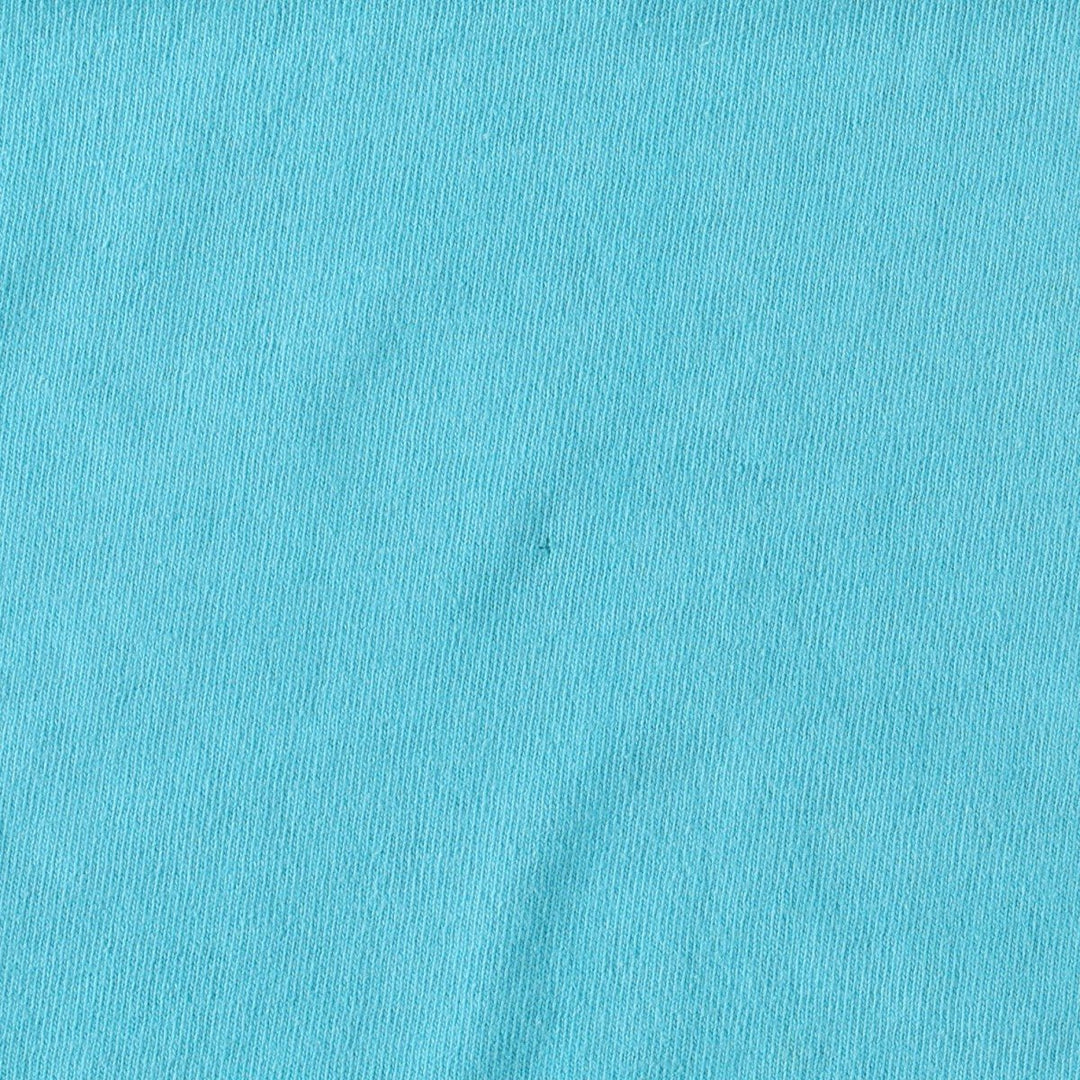 90'S Champion One-Point Logo T-Shirt, Made in USA, Men's Size M (Equivalent), Vintage cotton Blue type light blue Vintage Second Hand