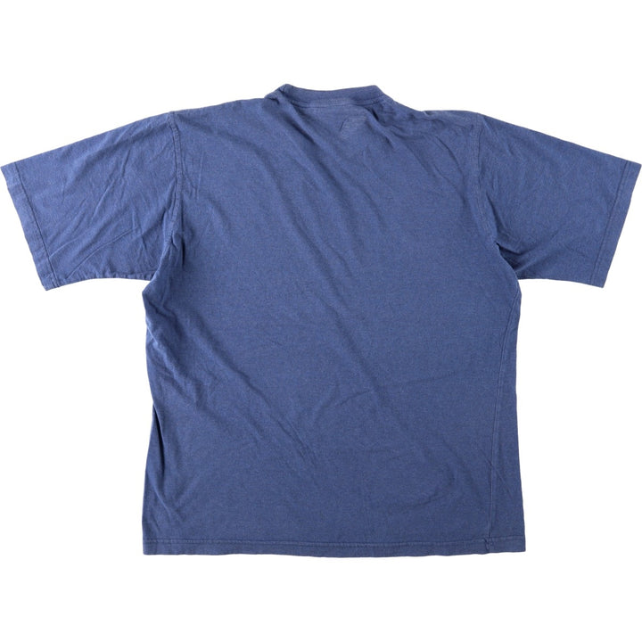 Vintage 90'S Adidas logo T-shirt, men's size XL cotton blue type Vintage Second Hand