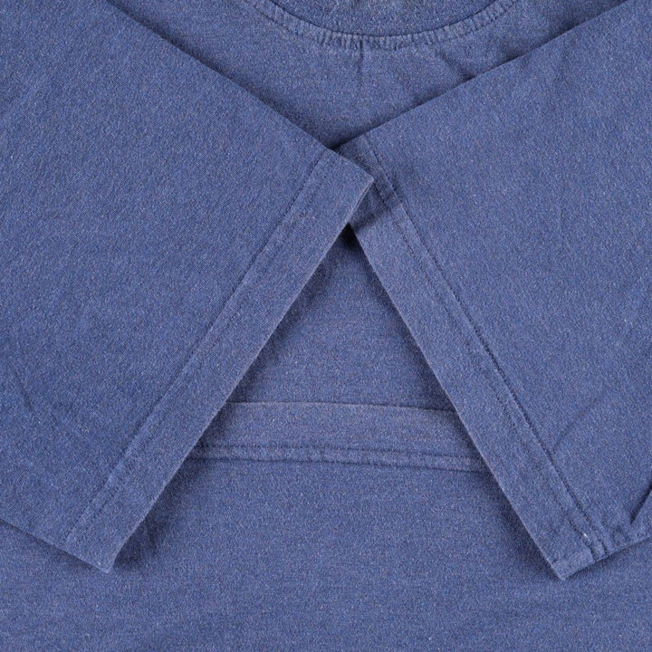 Vintage 90'S Adidas logo T-shirt, men's size XL cotton blue type Vintage Second Hand
