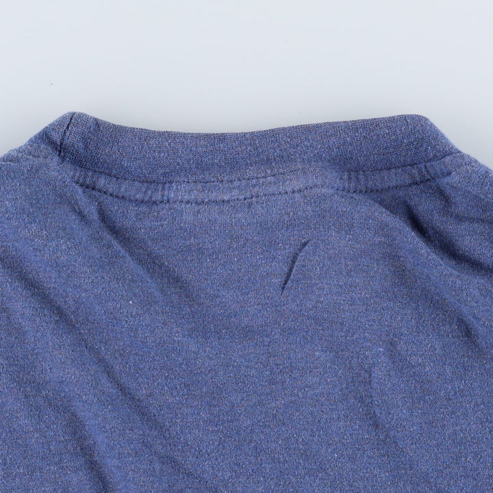 Vintage 90'S Adidas logo T-shirt, men's size XL cotton blue type Vintage Second Hand
