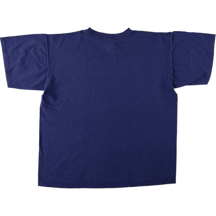 2000'S Nike Team Logo Print T-Shirt, Men's Size XL (approx.) cotton navy blue type Vintage Second Hand