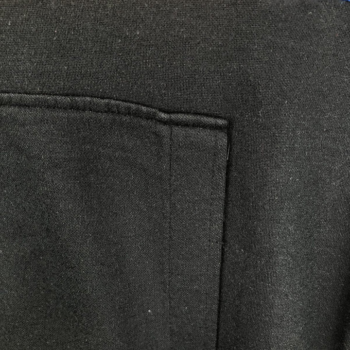 80s-90'S Ocean Pacific sweatshirt pullover hoodie, men's size L equivalent, vintage. acrylic black type Vintage Second Hand
