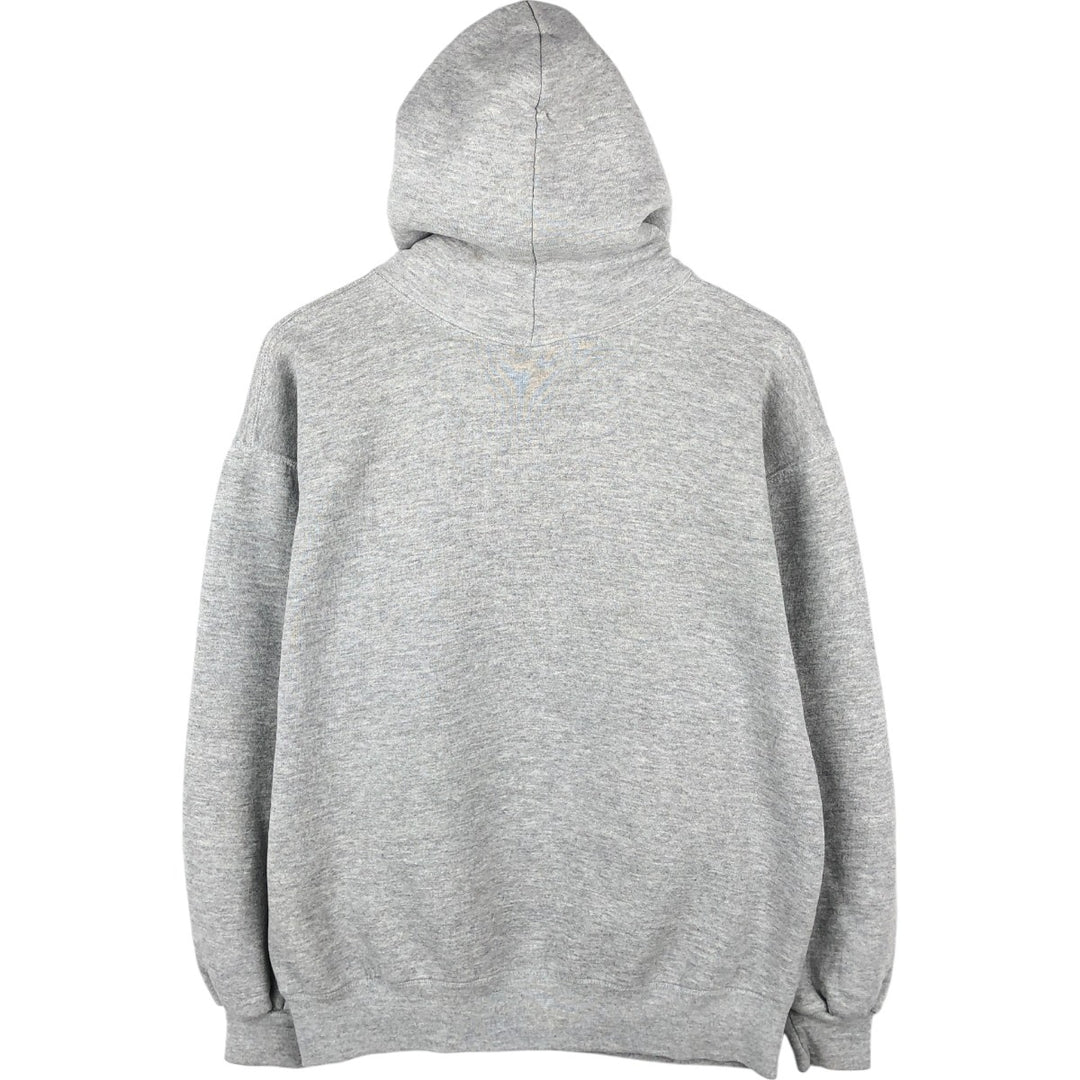 90'S Russell College Sweatshirt Pullover Hoodie Made in USA Men's L Size Vintage polyester gray type Vintage Second Hand