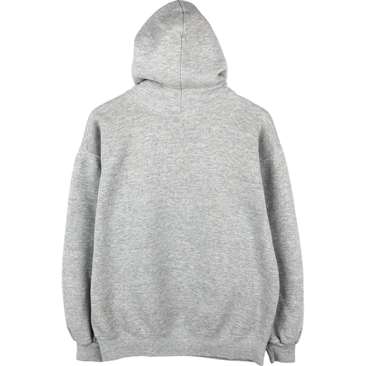 90'S Russell College Sweatshirt Pullover Hoodie Made in USA Men's L Size Vintage polyester gray type Vintage Second Hand