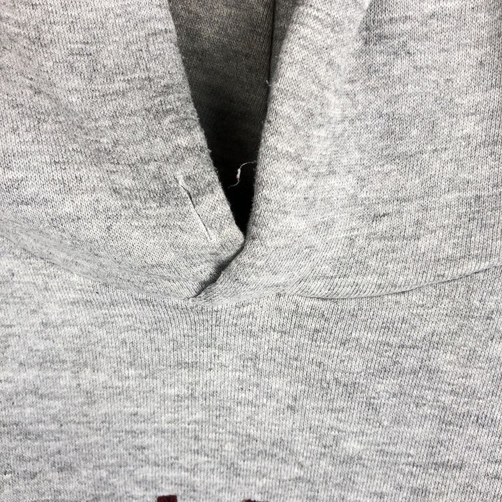 90'S Russell College Sweatshirt Pullover Hoodie Made in USA Men's L Size Vintage polyester gray type Vintage Second Hand