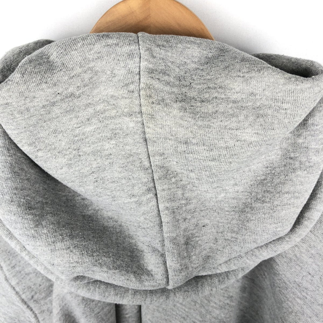 90'S Russell College Sweatshirt Pullover Hoodie Made in USA Men's L Size Vintage polyester gray type Vintage Second Hand