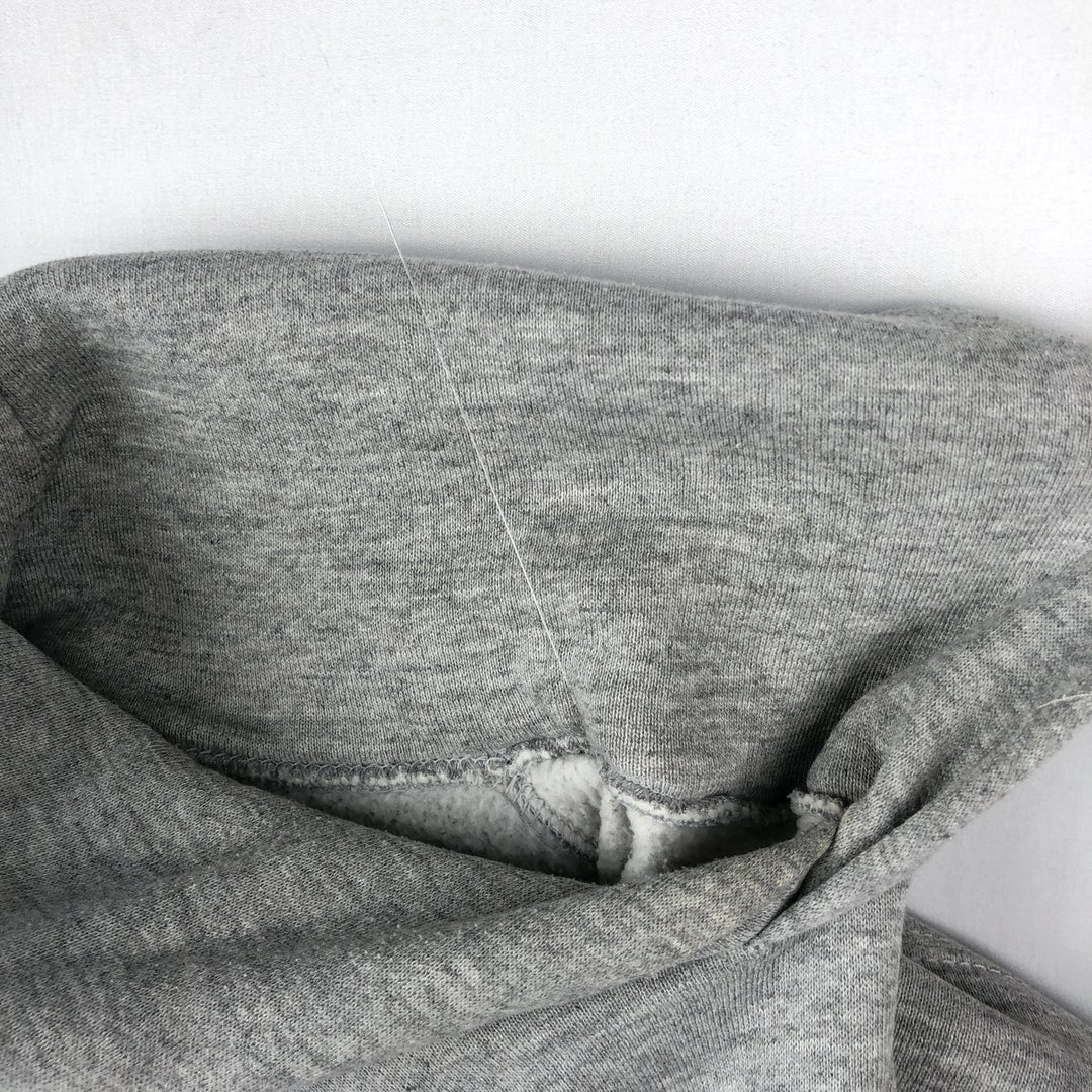 90'S Russell College Sweatshirt Pullover Hoodie Made in USA Men's L Size Vintage polyester gray type Vintage Second Hand