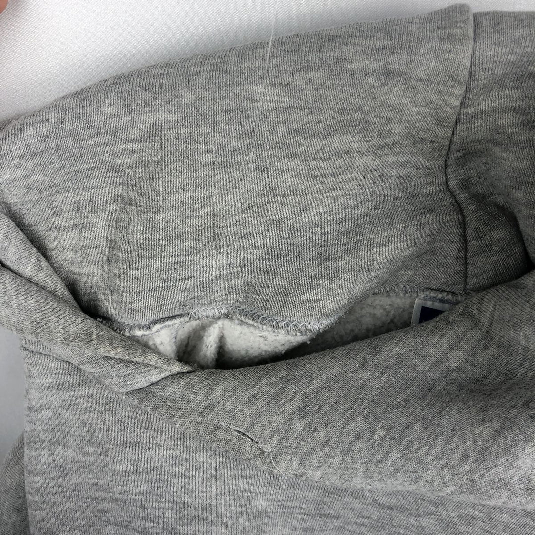 90'S Russell College Sweatshirt Pullover Hoodie Made in USA Men's L Size Vintage polyester gray type Vintage Second Hand