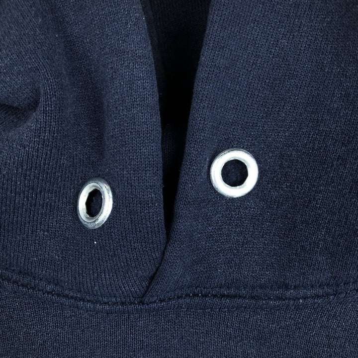 90'S Champion Eagle Pattern Sweatshirt Pullover Hoodie, Made in USA, Men's XL equivalent, Vintage cotton navy blue type Vintage Second Hand