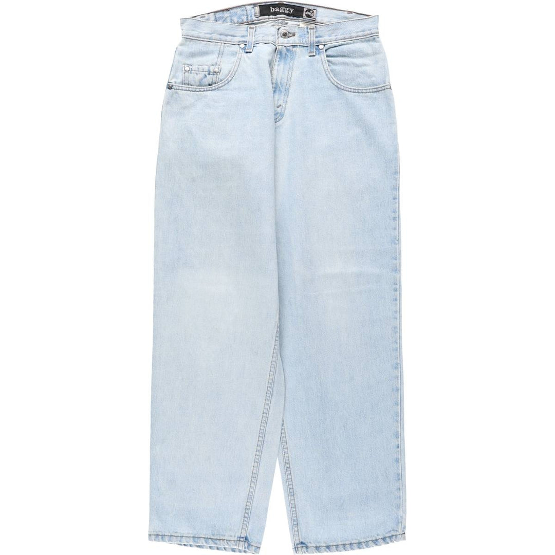 90'S Levi's SILVER TAB BAGGY tapered denim pants for men, W31 equivalent, vintage cotton blue type Vintage Second Hand
