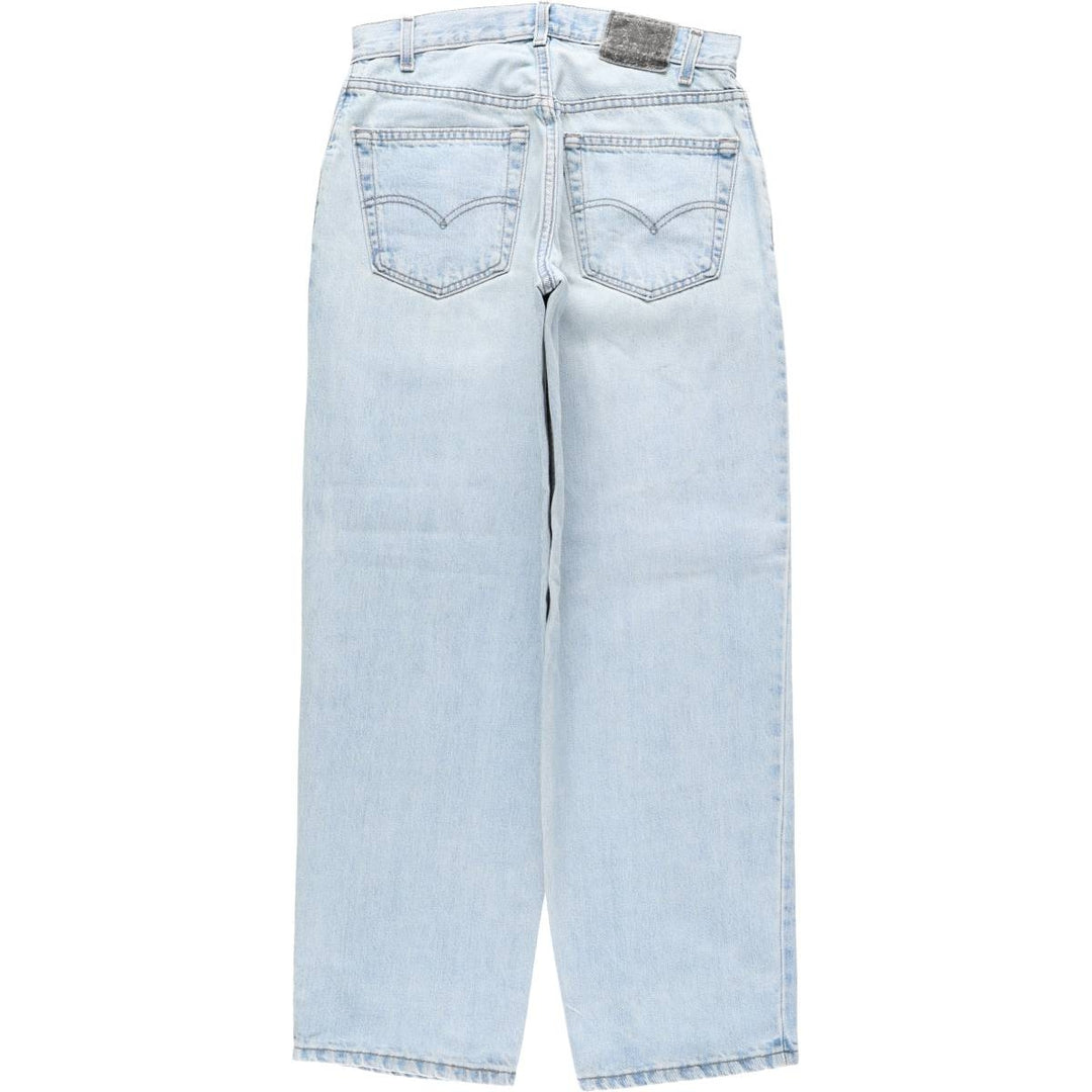 90'S Levi's SILVER TAB BAGGY tapered denim pants for men, W31 equivalent, vintage cotton blue type Vintage Second Hand