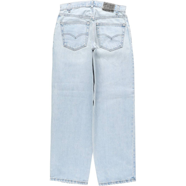 90'S Levi's SILVER TAB BAGGY tapered denim pants for men, W31 equivalent, vintage cotton blue type Vintage Second Hand