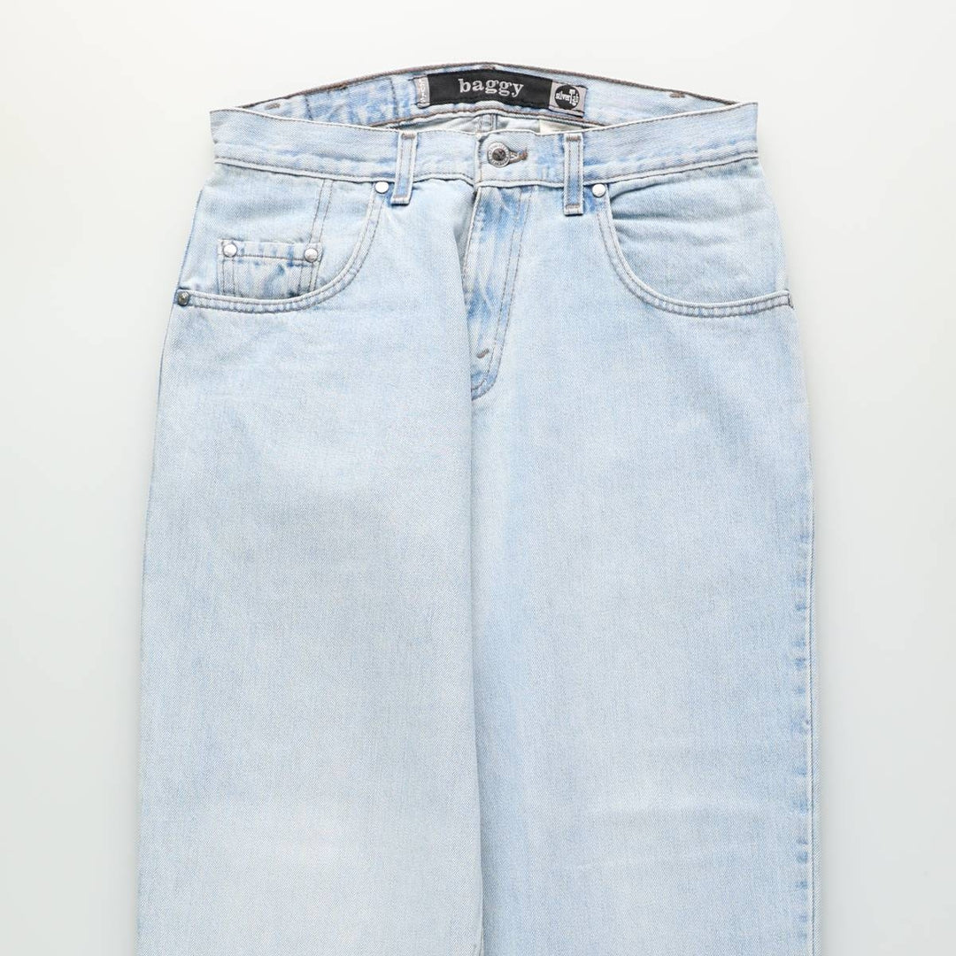 90'S Levi's SILVER TAB BAGGY tapered denim pants for men, W31 equivalent, vintage cotton blue type Vintage Second Hand