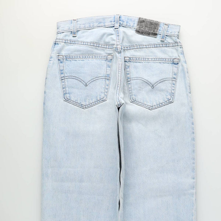 90'S Levi's SILVER TAB BAGGY tapered denim pants for men, W31 equivalent, vintage cotton blue type Vintage Second Hand
