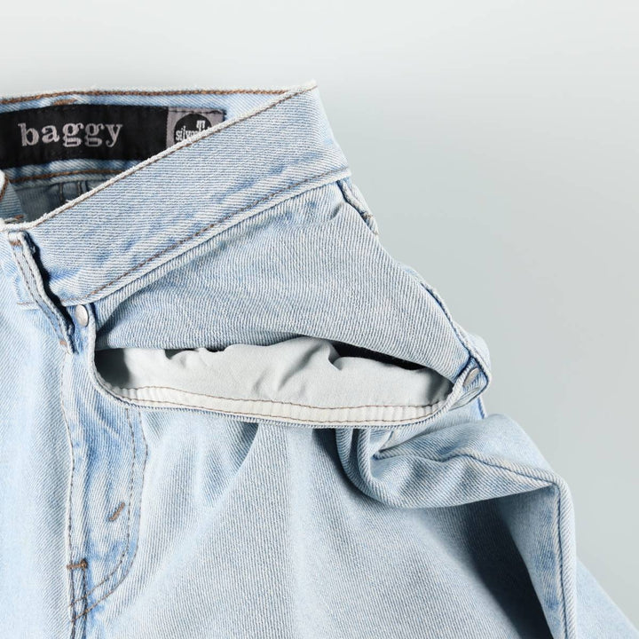 90'S Levi's SILVER TAB BAGGY tapered denim pants for men, W31 equivalent, vintage cotton blue type Vintage Second Hand