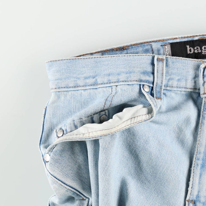 90'S Levi's SILVER TAB BAGGY tapered denim pants for men, W31 equivalent, vintage cotton blue type Vintage Second Hand