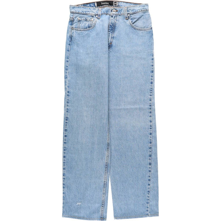 90'S Levi's Silver Tab Loose Tapered Denim Pants, Made in USA, Women's XL (W31), Vintage cotton blue type Vintage Second Hand