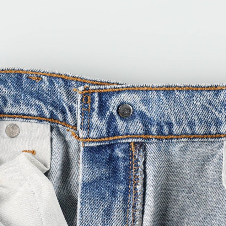 90'S Levi's Silver Tab Loose Tapered Denim Pants, Made in USA, Women's XL (W31), Vintage cotton blue type Vintage Second Hand