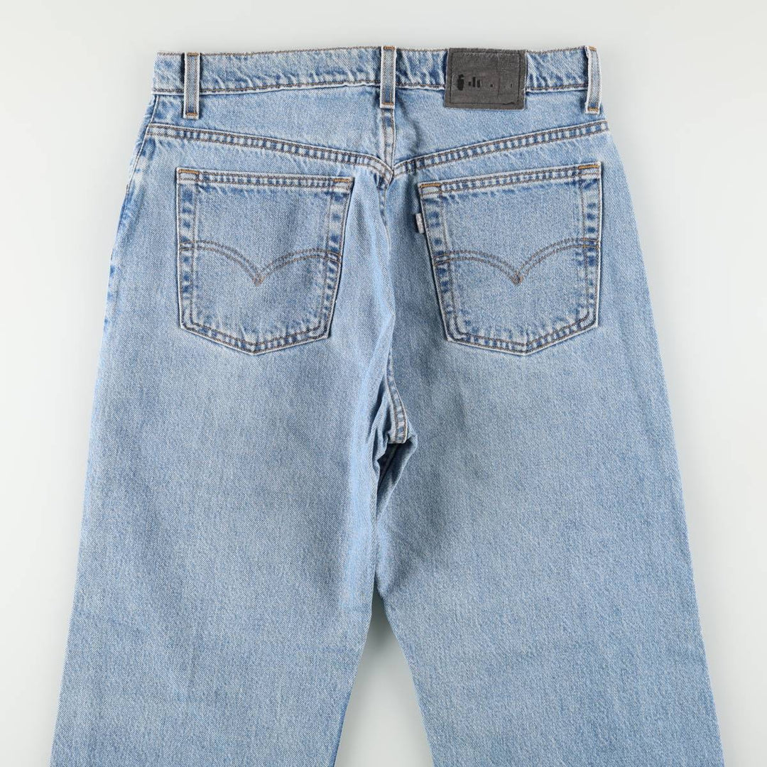 90'S Levi's Silver Tab Loose Tapered Denim Pants, Made in USA, Women's XL (W31), Vintage cotton blue type Vintage Second Hand