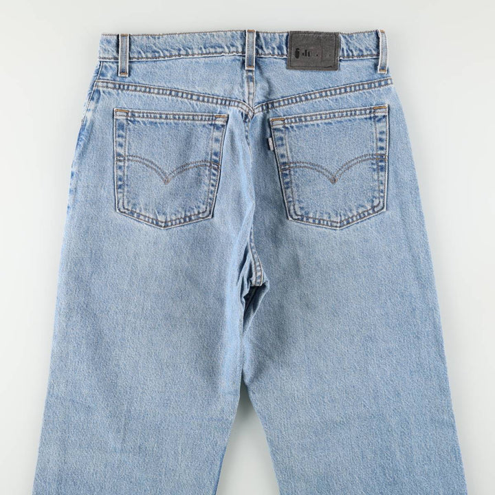 90'S Levi's Silver Tab Loose Tapered Denim Pants, Made in USA, Women's XL (W31), Vintage cotton blue type Vintage Second Hand