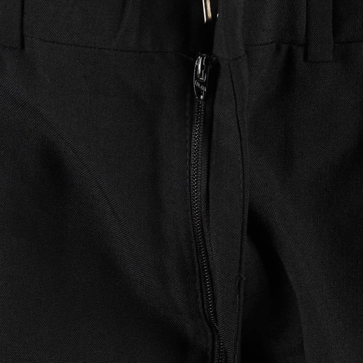 ~90'S Bardstown Poly/Wool Pants, Men's W34 (approx.), Vintage polyester black type Vintage Second Hand