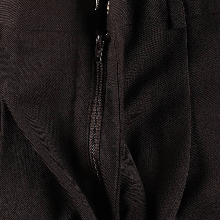 2000'S Dockers Slates Two-Pleat Poly/Wool Pants, Men's Size W35 (approx.) polyester brown type Vintage Second Hand