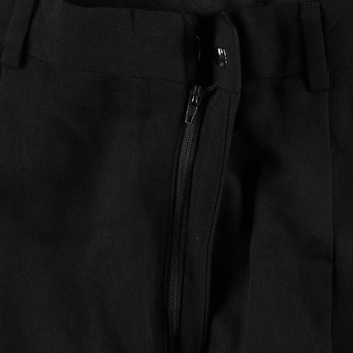 80s-90'S City Streets slacks pants, men's size W32 (approx.), vintage. polyester black type Vintage Second Hand