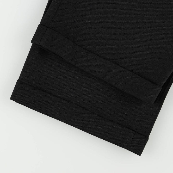 80s-90'S City Streets slacks pants, men's size W32 (approx.), vintage. polyester black type Vintage Second Hand