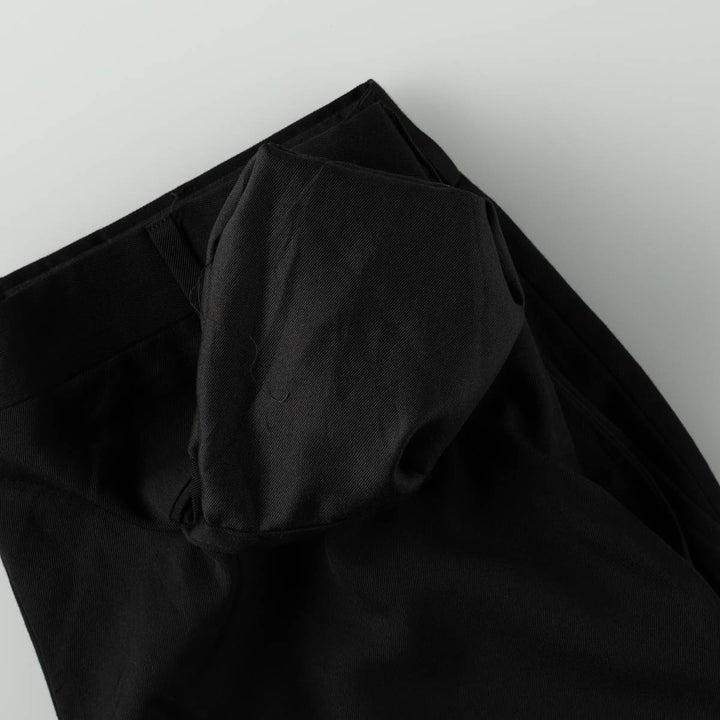 80s-90'S City Streets slacks pants, men's size W32 (approx.), vintage. polyester black type Vintage Second Hand