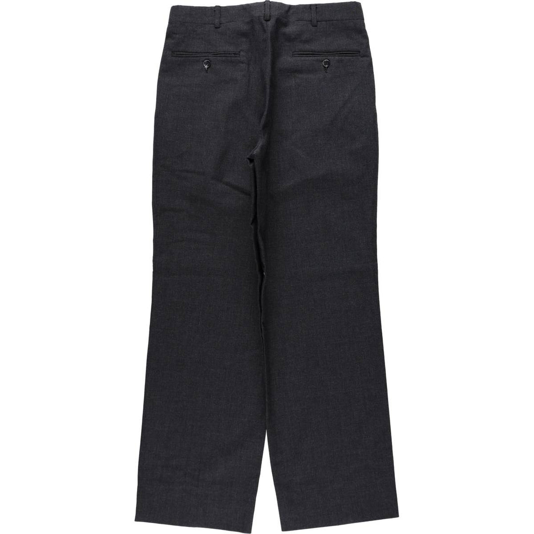 ~1990'S GEOFFREY BEENE Two-Pleat Slacks Pants Men's W32 (approx.) Vintage unclear black type Vintage Second Hand