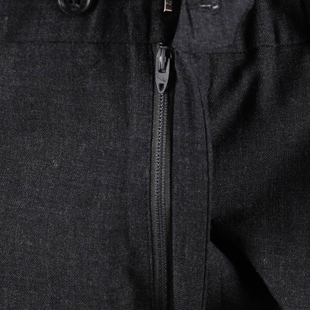 ~1990'S GEOFFREY BEENE Two-Pleat Slacks Pants Men's W32 (approx.) Vintage unclear black type Vintage Second Hand