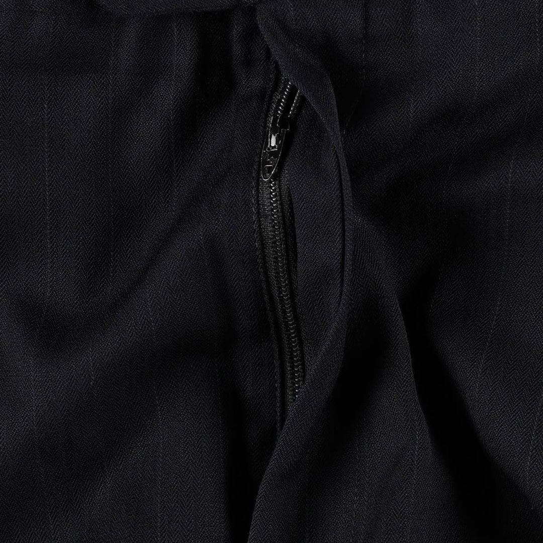 ~90'S Striped Pattern Slacks Pants Men's W32 (approx.) Vintage unclear black type Vintage Second Hand