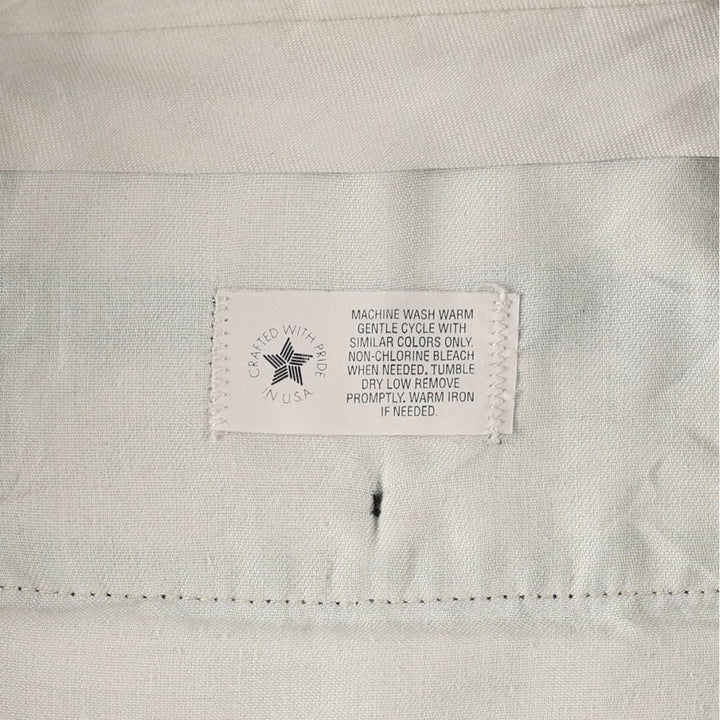Allyn Saint George Three-Pleat Slacks, Made in USA, Men's Size W34 (approx.) unclear navy blue type Vintage Second Hand