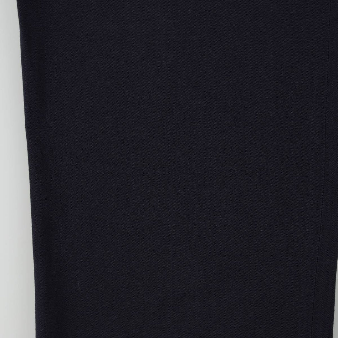 Allyn Saint George Three-Pleat Slacks, Made in USA, Men's Size W34 (approx.) unclear navy blue type Vintage Second Hand