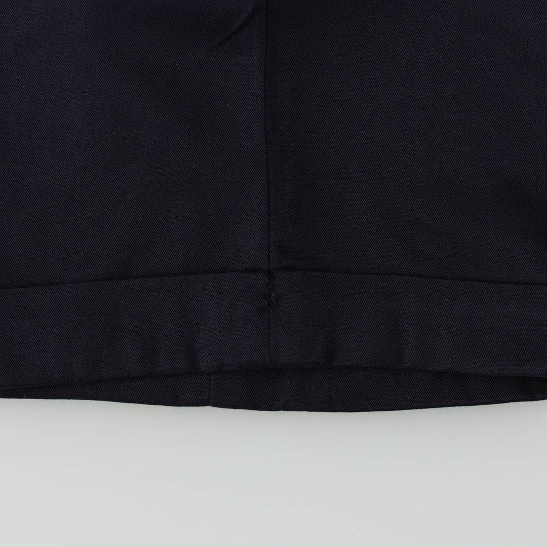 Allyn Saint George Three-Pleat Slacks, Made in USA, Men's Size W34 (approx.) unclear navy blue type Vintage Second Hand