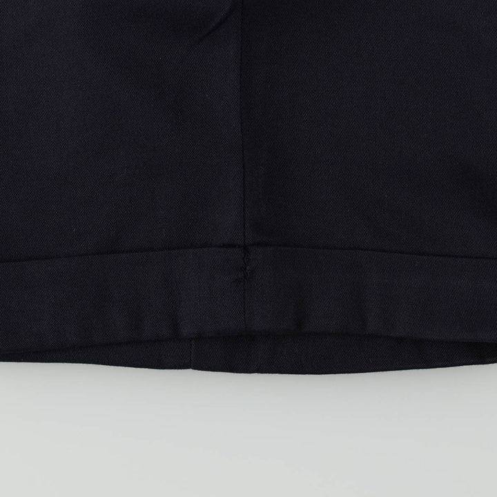 Allyn Saint George Three-Pleat Slacks, Made in USA, Men's Size W34 (approx.) unclear navy blue type Vintage Second Hand