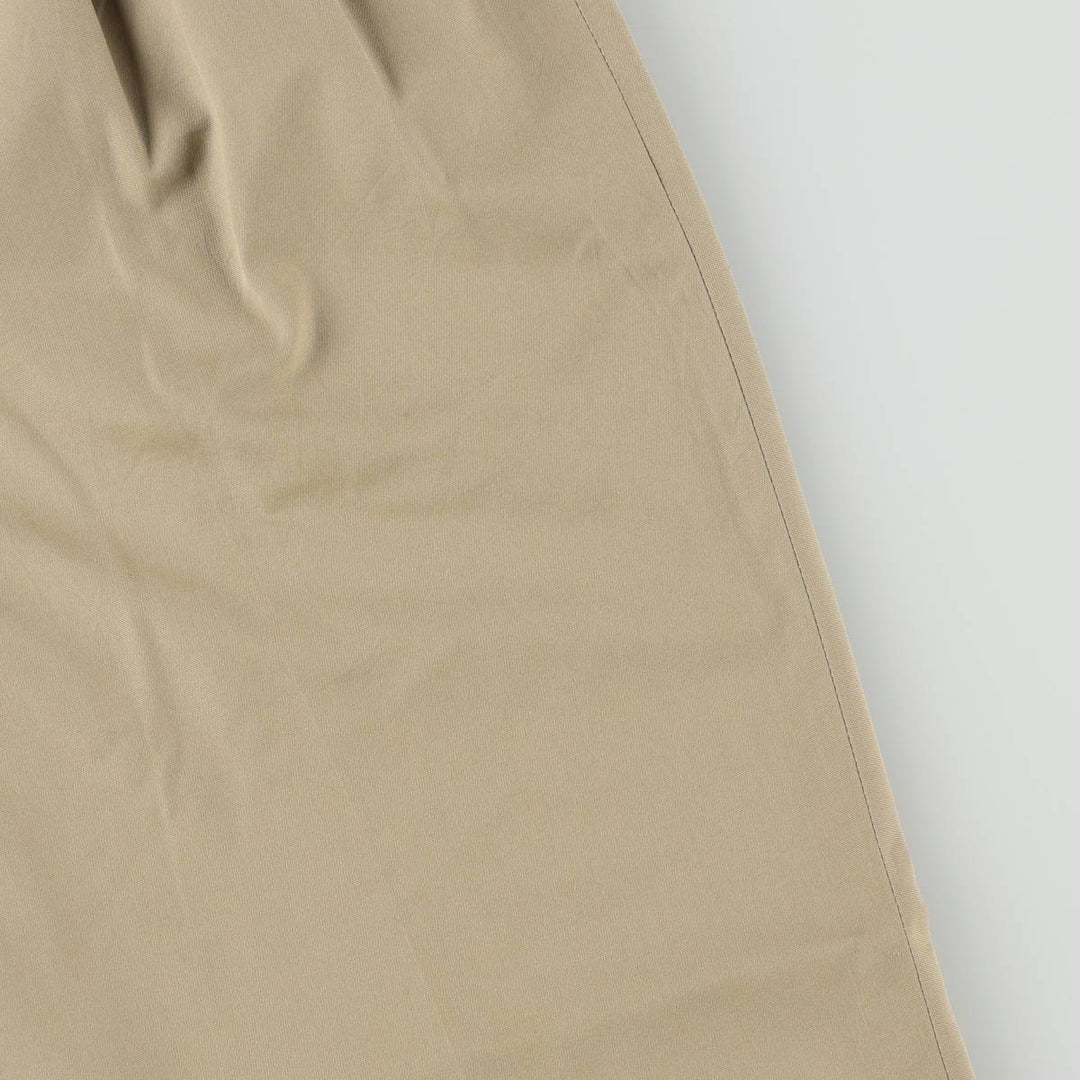~90'S JG HOOK TODAY'S MAN Two-Pleat Poly/Cotton Slacks Pants, Made in USA, Men's W34 (approx.), Vintage cotton Beige type Vintage Second Hand