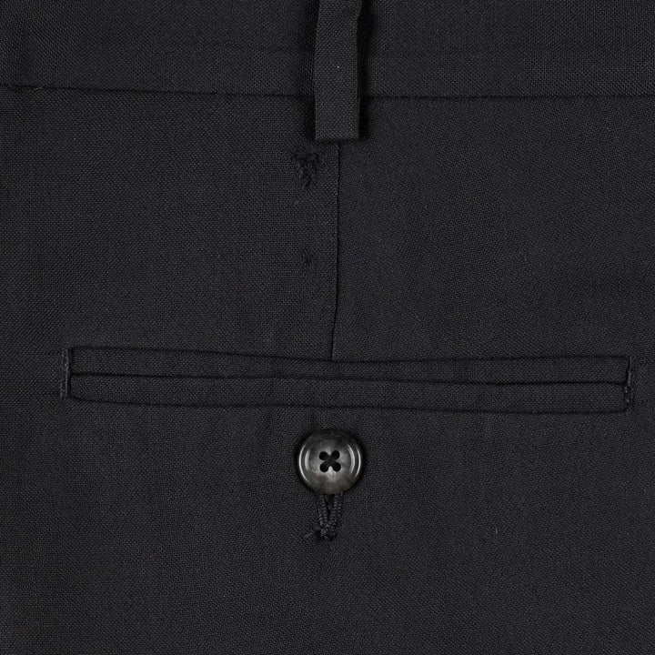 Lands' End two-pleat wool trousers, men's size W35 (approx.) wool navy blue type Vintage Second Hand