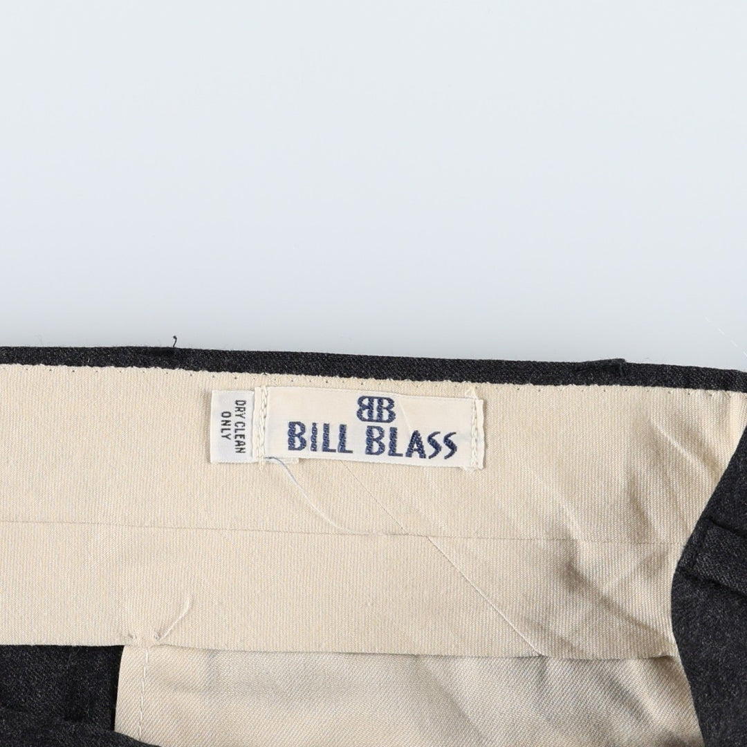 BILL BLASS Men's Slacks Pants, Size W33 (approx.), Vintage unclear gray type Vintage Second Hand