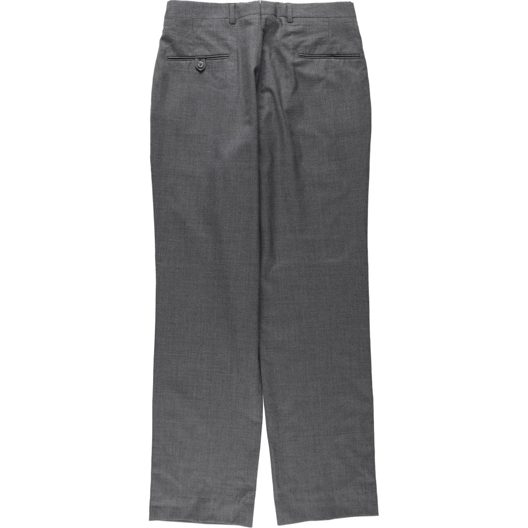 MAJER SLACKS Wool Pants, Slacks, Made in USA, Men's W33 (approx.), Vintage. wool gray type Vintage Second Hand