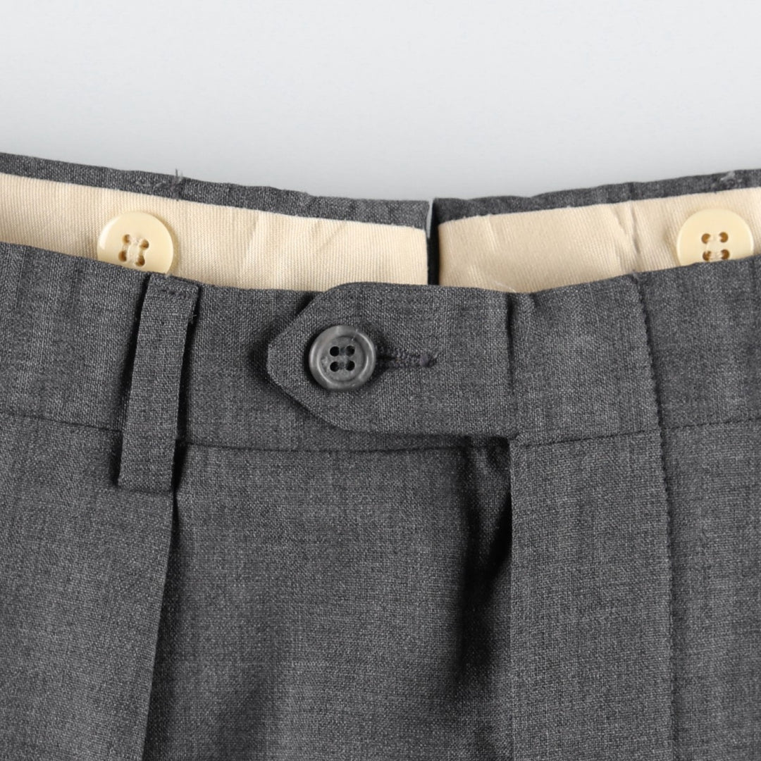MAJER SLACKS Wool Pants, Slacks, Made in USA, Men's W33 (approx.), Vintage. wool gray type Vintage Second Hand