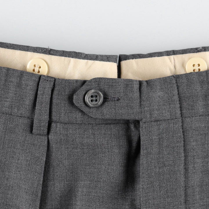 MAJER SLACKS Wool Pants, Slacks, Made in USA, Men's W33 (approx.), Vintage. wool gray type Vintage Second Hand