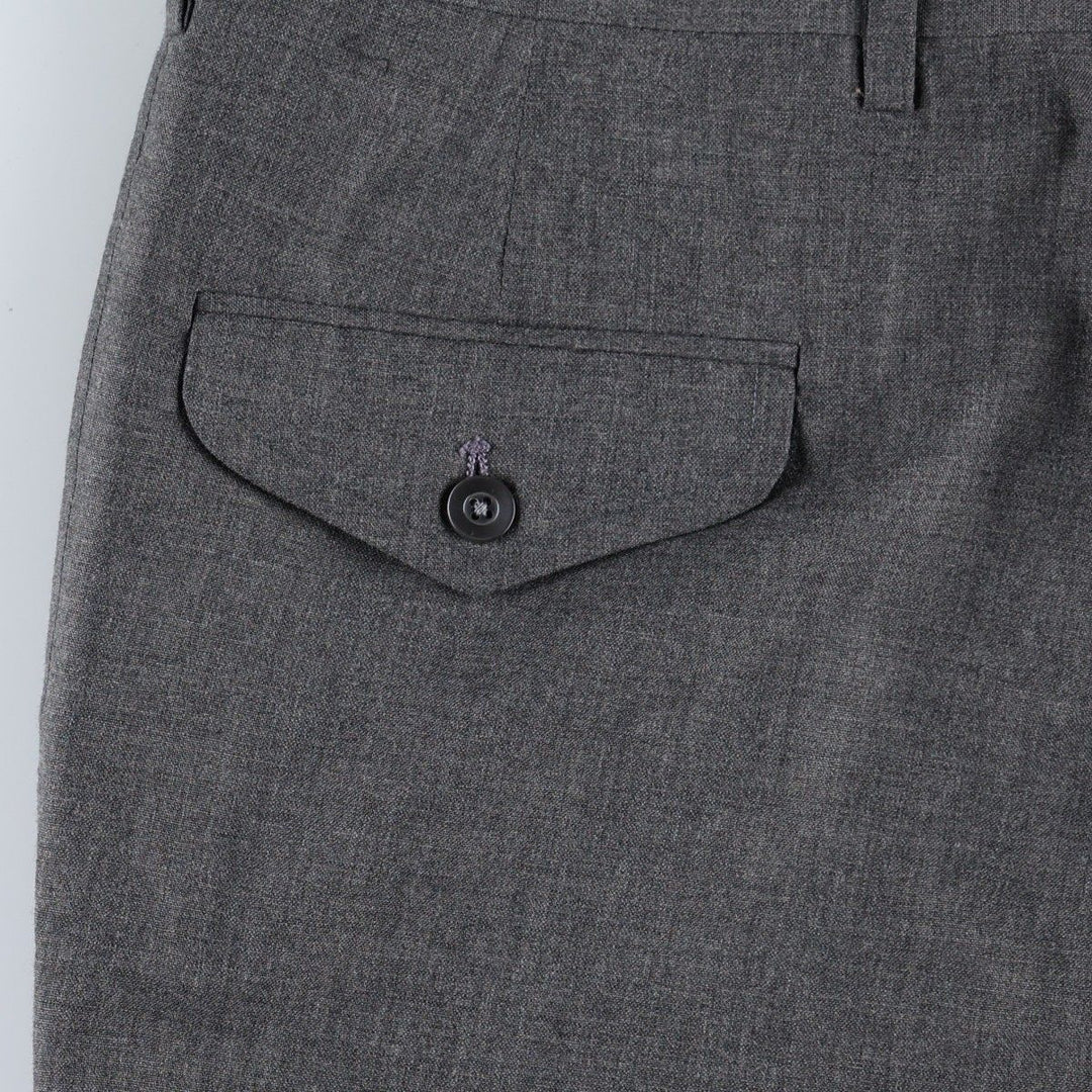 ~90'S Stanley Blacker Tiffany slacks pants, men's size W36 equivalent, vintage. unclear Charcoal Vintage Second Hand