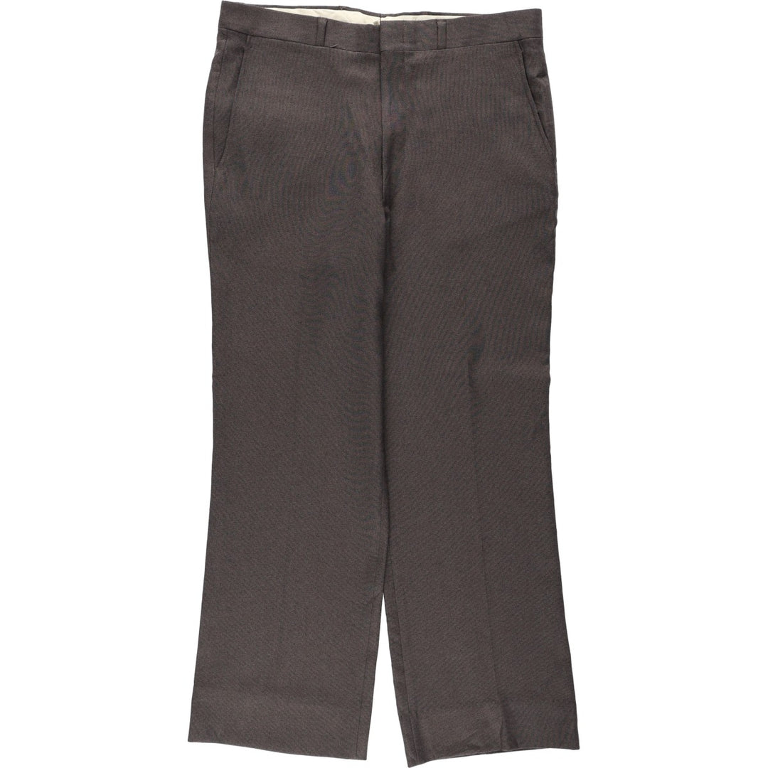 1970s-era Sears Classic Collection slacks, men's size W33 (approx.), vintage. polyester brown type Vintage Second Hand