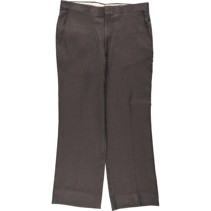 1970s-era Sears Classic Collection slacks, men's size W33 (approx.), vintage. polyester brown type Vintage Second Hand