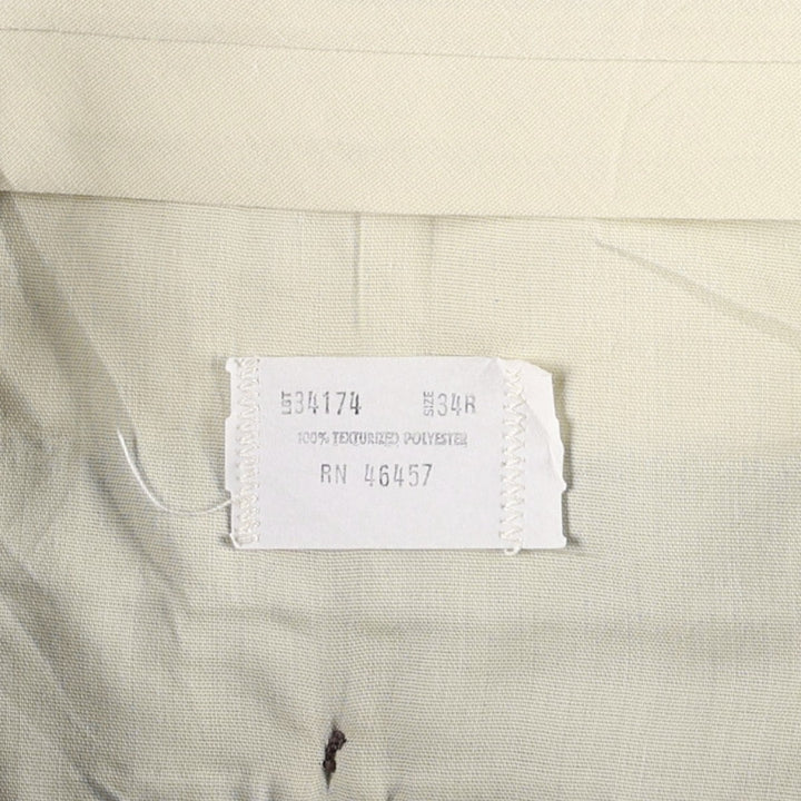 1970s-era Sears Classic Collection slacks, men's size W33 (approx.), vintage. polyester brown type Vintage Second Hand