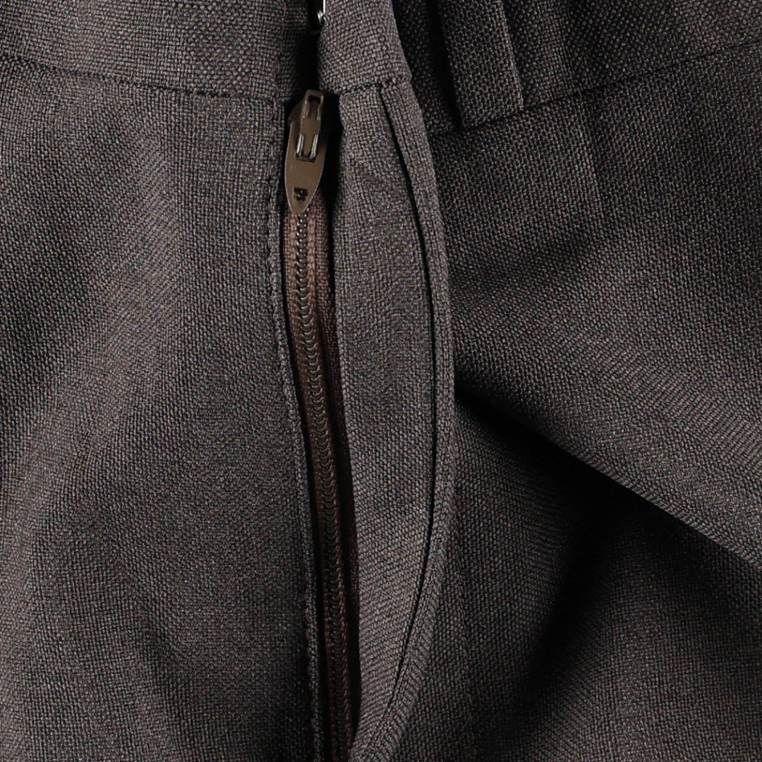 1970s-era Sears Classic Collection slacks, men's size W33 (approx.), vintage. polyester brown type Vintage Second Hand