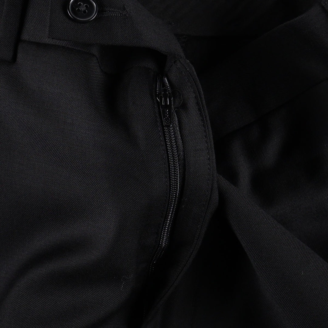 Calvin Klein slim fit wool trousers/slacks for men, equivalent to size W32. wool black type Vintage Second Hand